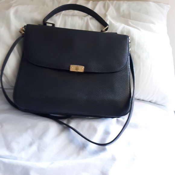 Handbags - Black Leather shoulder bag Handbag